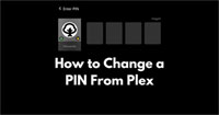 How to Change a PIN from Plex