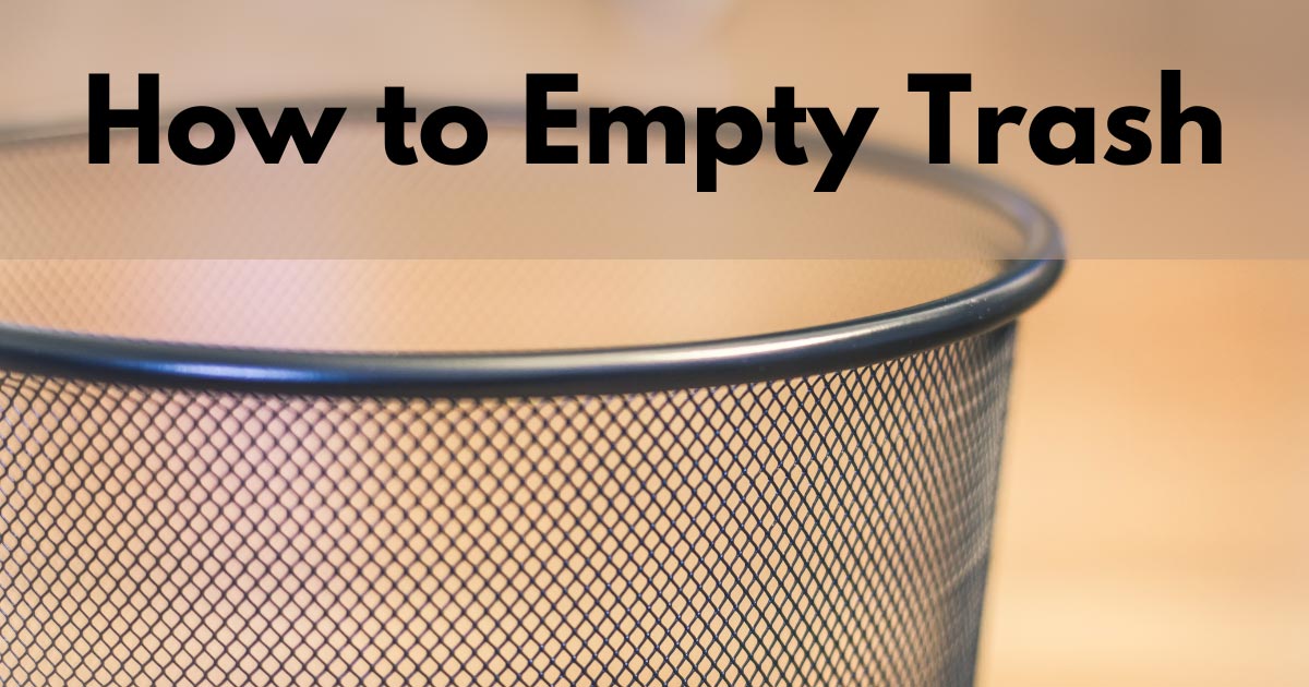 How to Empty Trash in Plex Plexopedia