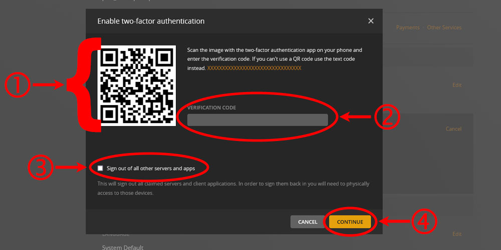 Setup Two-Factor Authentication.